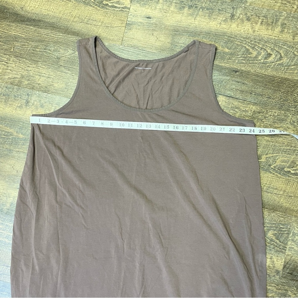Universal Standard Iconic Geneva Tank Dress Maxi Lagenlook Women’s Large Brown - Picture 5 of 11